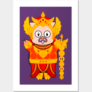 Wei Tuo Piggy Posters and Art